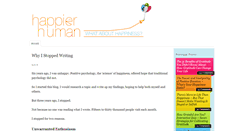 Desktop Screenshot of happierhuman.com