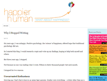Tablet Screenshot of happierhuman.com